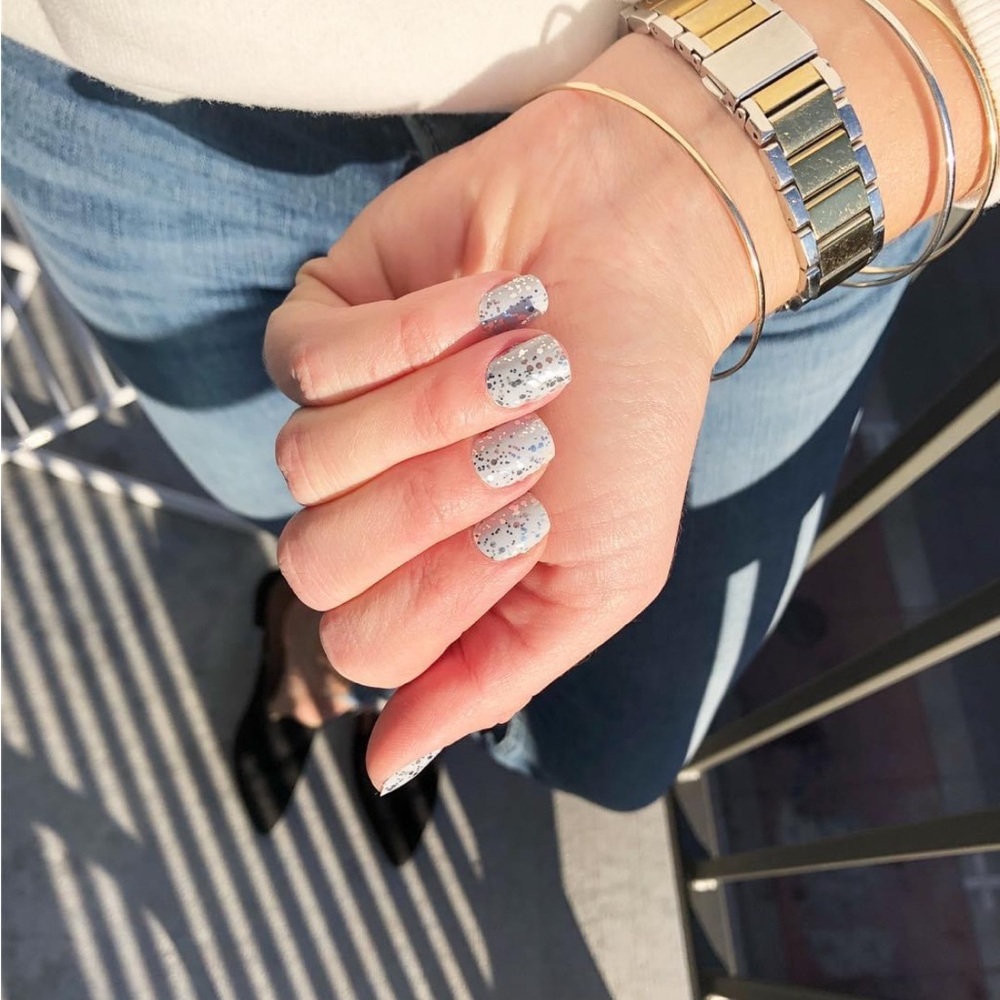 *Retired, HTF* Color Street: Concrete Jungle | Gray Silver Glitter Neutral - Picture 7 of 12
